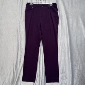 E39 By Eric Pants Womens 6 Stretch Slim Straight Leg Spandex Casual